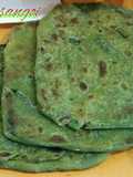Palak Paneer Paratha