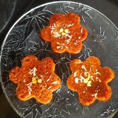 A picture of Jeggary coconut pancake.
