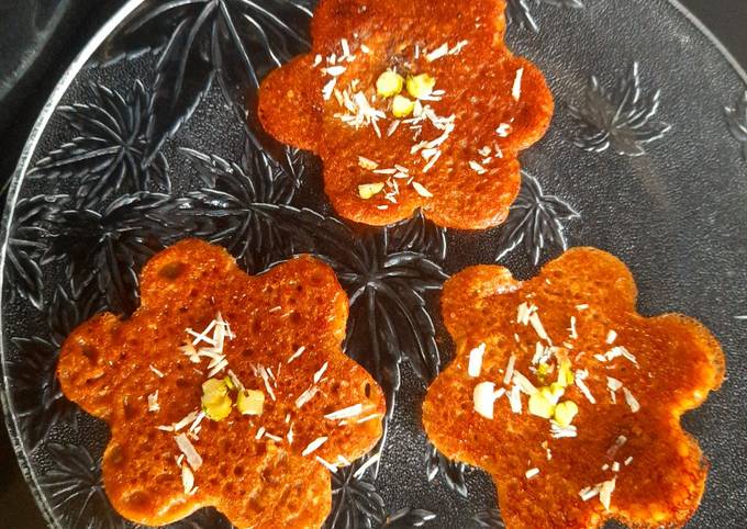 Jeggary coconut pancake Recipe