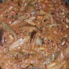Baigan masala A picture of Baigan masala.