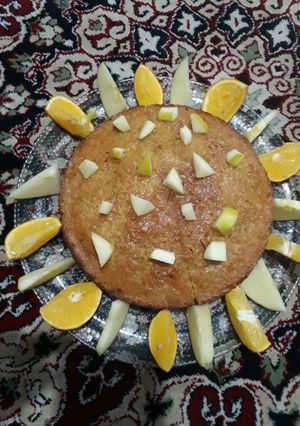 عکسی از دستور کیک گلاب