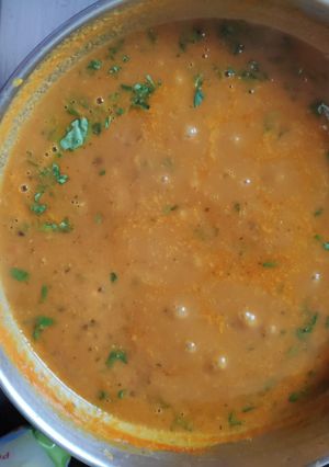 A picture of Maa di daal with twist.