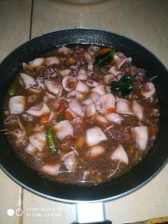 Foto resep Oseng cumi lada hitam