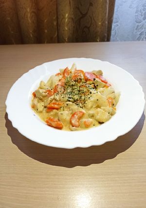 Mellehús sárgarépa szósszal recept fotója