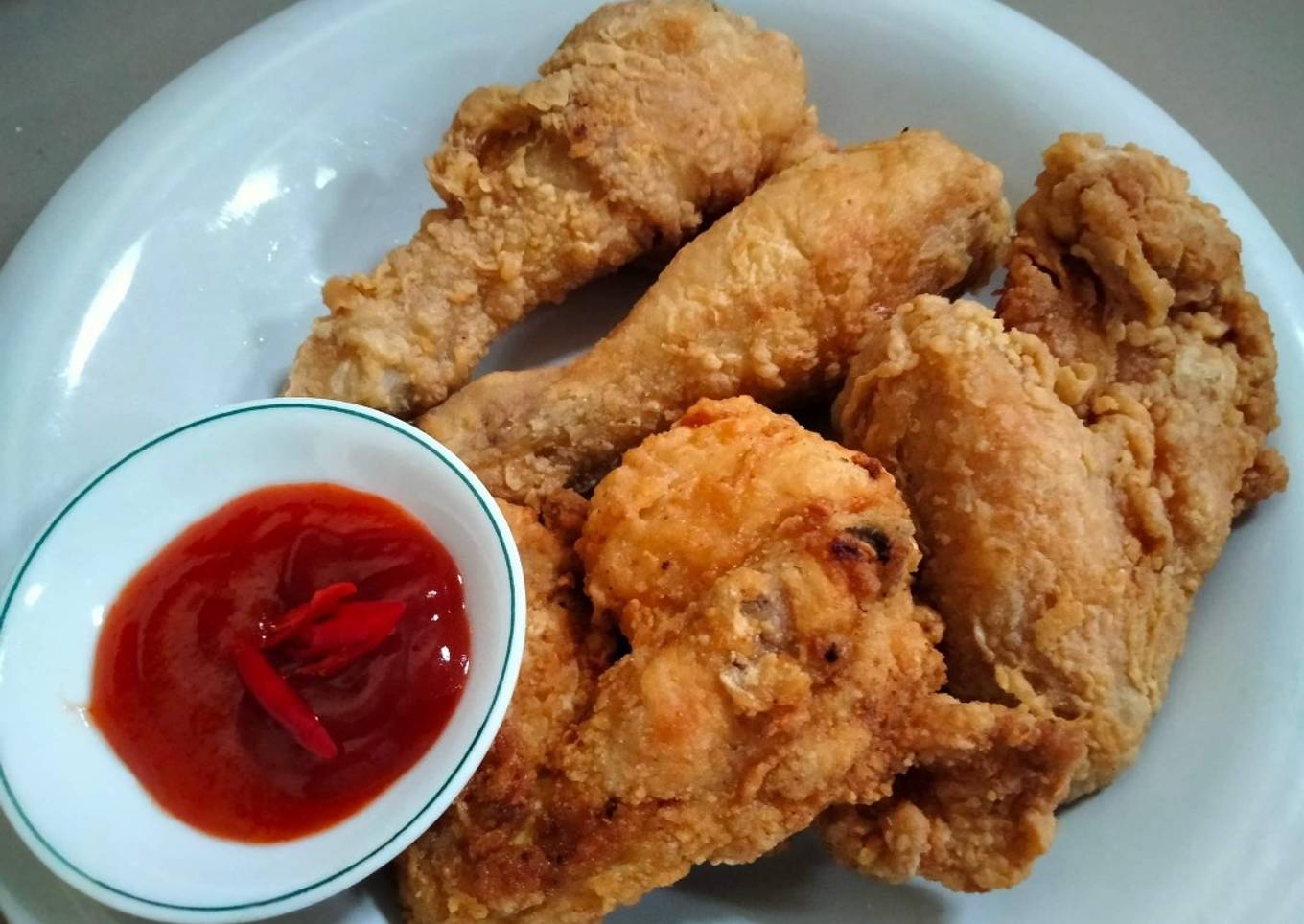 Ayam goreng crispy rumahan / Kepak Sayap~