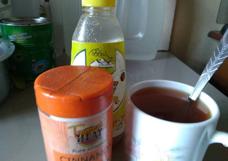 Easiest Way to Make Homemade Hot ginger lemon(herbs)tea jr&#39;s