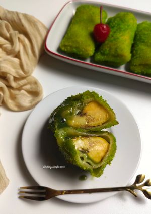 Foto resep Risol isi Pisang Keju Matcha (1258)