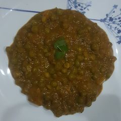 A picture of Green peas masala.