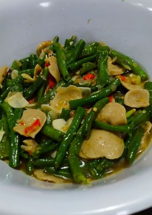 Foto resep Tumis kacang panjang bakso