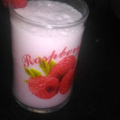A picture of Yummy strawberry Milkshake. #cookpadramadan.