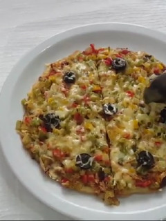 صورة لوصفة بيتزا المقلة السريعة