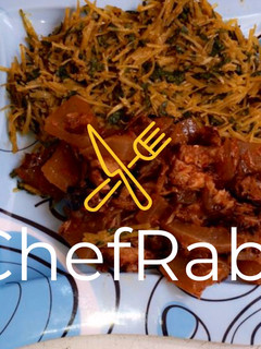 A picture of Abacha African salad.