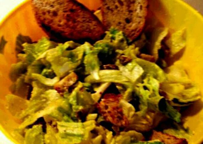 Steps to Make Homemade Italian Caesar Salad