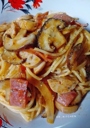 Foto resep Hot Spaghetti Napolitan ala Dr_kitchen