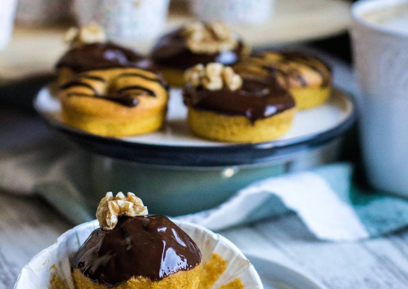 Magdalenas/Donuts de Calabaza
