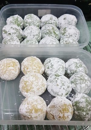 Foto resep Mochi isi kacang tanah