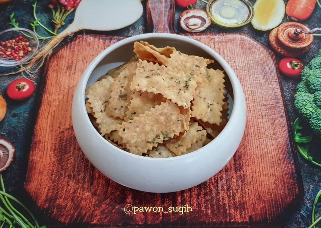 Kue bawang / keripik bawang
