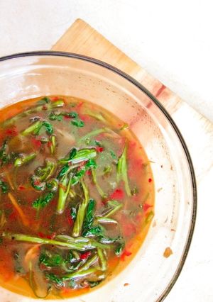 Foto resep Kangkung terasi hiyaahiyaa (masakan rumahan)