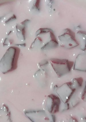 صورة لوصفة صوص شمندر ولبن 🌸🌸