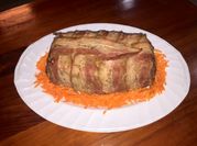 Una foto de bacon dorado