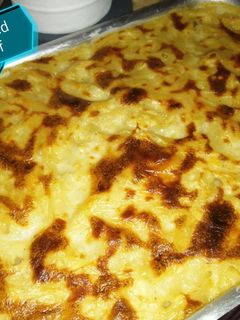 صورة لوصفة معكرونة بشاميل بالفراخ 😋
