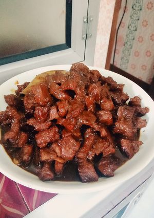 Foto resep Daging sapi kecap simple
