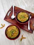 Khoya & suji halwa with vanilla flavour