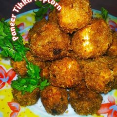 A picture of Paneer Tikka Popcorn.