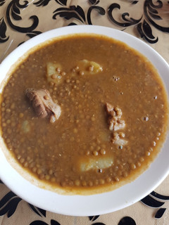 Una foto de Lentejas guisadas con cordero