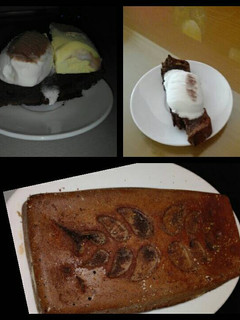Una foto de Brownie con helado de Nata y vainilla