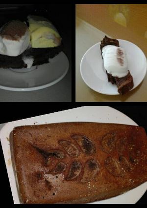 Foto principal de Brownie con helado de Nata y vainilla
