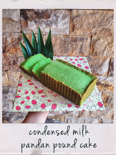 Foto resep Condensed Milk Pandan Pound Cake