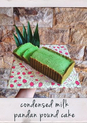 Foto resep Condensed Milk Pandan Pound Cake