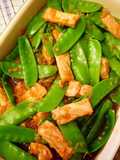 ถั่วลันเตาผัดหมู ง่ายๆสไตส์จุ๋ม