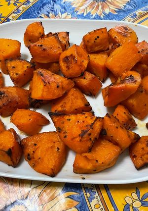 Une photo de Courge butternut au sirop d’érable, gingembre et épices