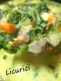 Zuppa di gnocchi e spinaci