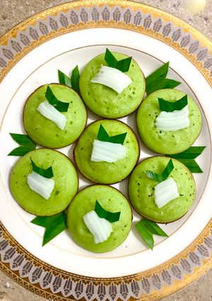 Foto resep Pukis Pandan Kelapa Muda