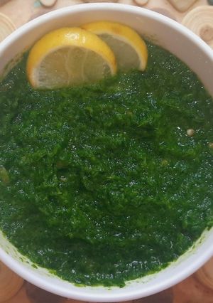 A picture of Radish Leaves Chutney.