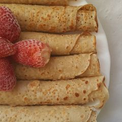 A picture of Vanilla French Crepes.