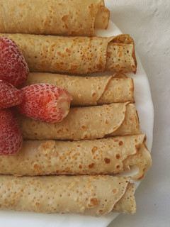 A picture of Vanilla French Crepes.