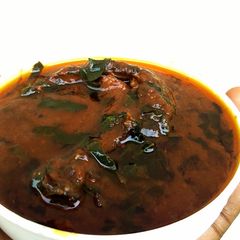 A picture of Ugu Stew.