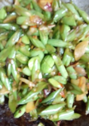 Foto resep Oseng ucet Pete pedas