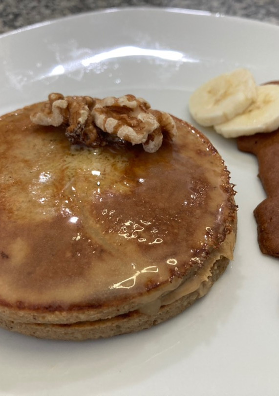 Una foto de Hot cakes de Avena y Plátano