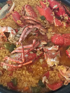 Una foto de Arroz caldoso con bogavante