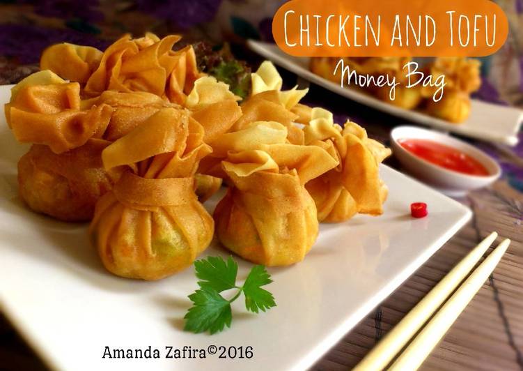 Resep Chicken and Tofu Money Bag Anti Gagal