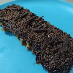 A picture of No egg, no oven, no cream chocolate cream roll.