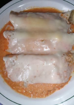 Una foto de Entomatadas con huevo