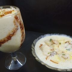 A picture of Angoori Rasgulla ki kheer.