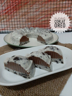 Foto resep Puding Coklat Oreo