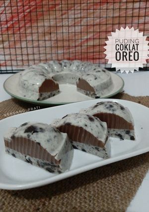 Foto resep Puding Coklat Oreo